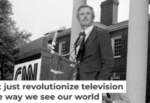 Ted Turner attends the CNN launch event in Atlanta, Ga., on June 1, 1980. Rick Diamond/Getty Images